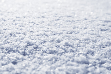 Obraz premium The texture of freshly fallen virgin white snow