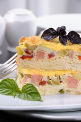 Omelet for breakfast