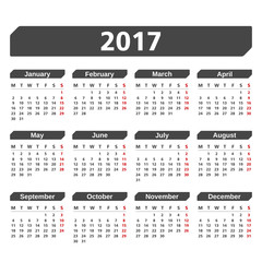 2017 Calendar