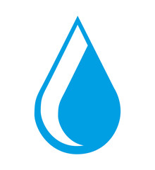 water drop isolated icon design