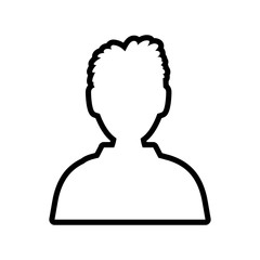 Avatar male concept represented by Man icon. Isolated and flat illustration
