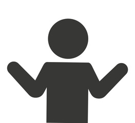 man figure avatar isolated icon design