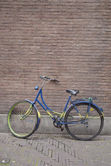 Colorful Bike against Wall, Holland