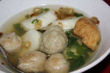 Bakso a traditional food from Indonesia