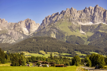 Fototapeta na wymiar Kitzbühler Alpen, Tirol, Österreich