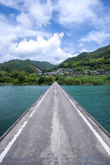 岩間沈下橋（高知県四万十川）