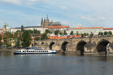 Fototapeta na wymiar Ponte Carlo, Praga, Repubblica Ceca