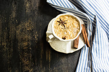 Cup of cappuccino