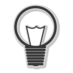 Renewable energy in black and white colors isolated flat icon, vector illustration.