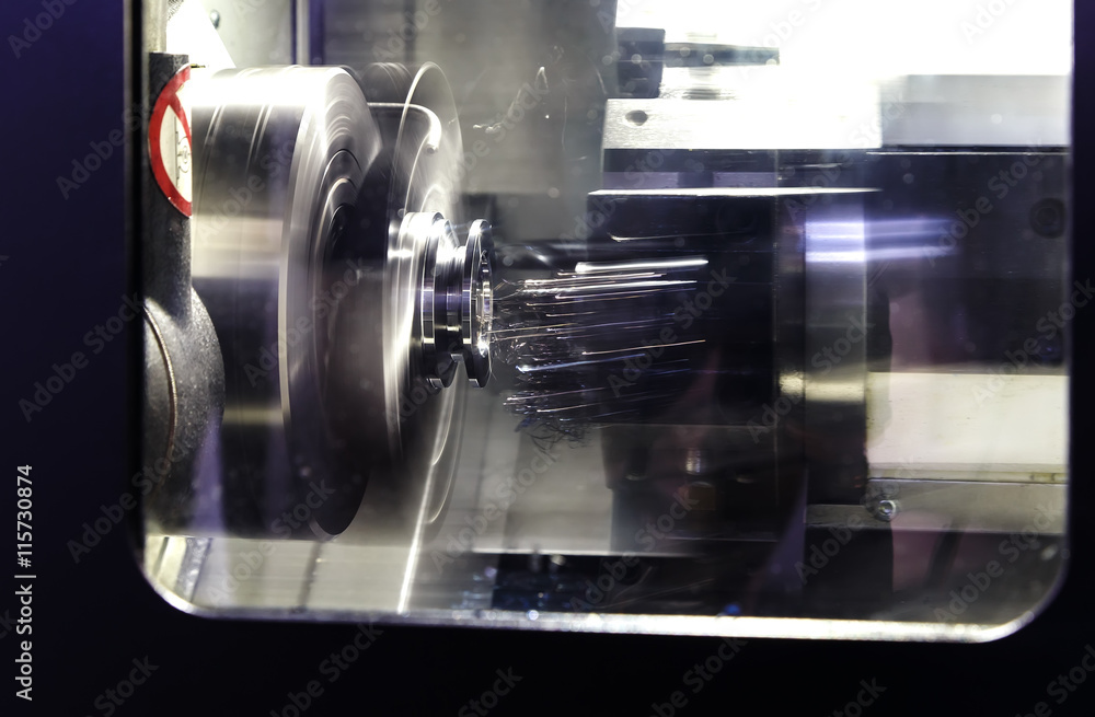 Poster operator machining mold and die of automotive parts by high precision cnc lathe multi axis