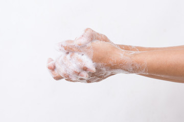 Fototapeta premium How to clean your hands.