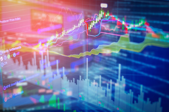 stock market chart analysis image background