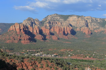 Sedona Scenery from Airport Mesa in the evening