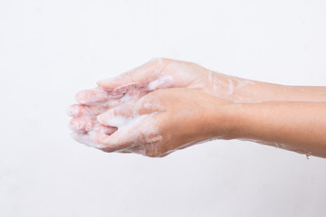 Fototapeta premium How to clean your hands.