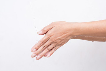 Fototapeta premium How to clean your hands.