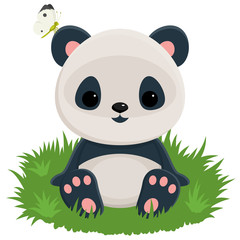Obrazy na Szkle  Mała panda