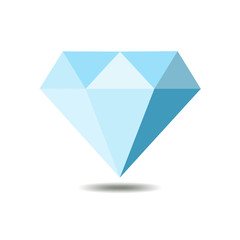 Diamond icon - vector illustration.
