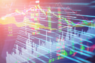 Stock market background design