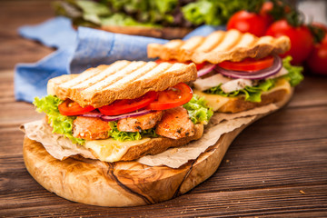 Grilled chicken sandwich
