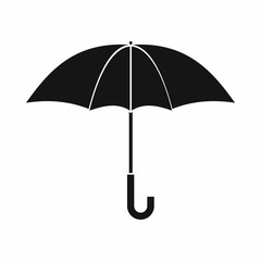 Umbrella icon in simple style isolated vector illustration