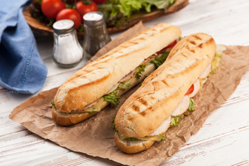 Panini grilled sandwich