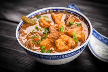 Asian shrimp soup