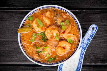 Asian shrimp soup
