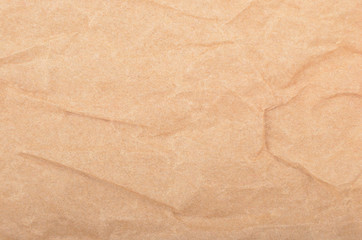 Wrinkled packaging paper background
