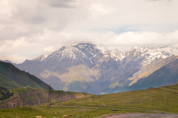 Mountain landscape Georgia Caucasus