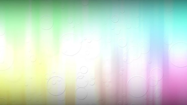 Soft and colorful vibrant bubble animated background
