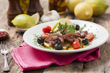 Octopus salad