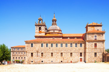Fototapeta na wymiar College of Nosa Senora da Antiga is located in Monforte de L
