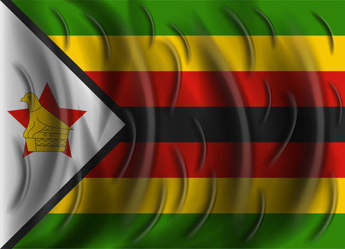 zimbabwe wind flag