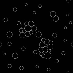 Polka dot double seamless pattern