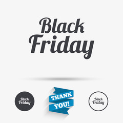 Black Friday sale icon. Special offer symbol.