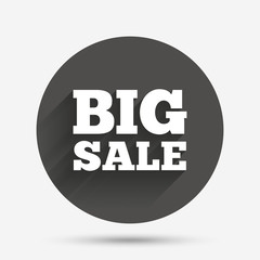 Big sale sign icon. Special offer symbol.