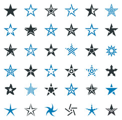 Star Shape Icons - Illustration

