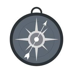 Fototapeta premium flat desing simple compass icon vector illustration