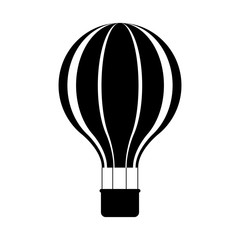 Obraz premium flat design hot air balloon icon vector illustration