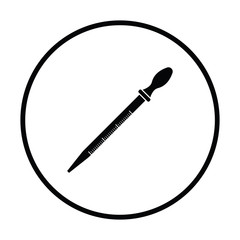Icon of chemistry dropper