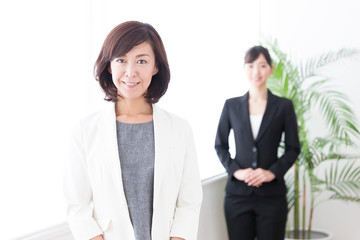 portrait of asian businesswomen in the office