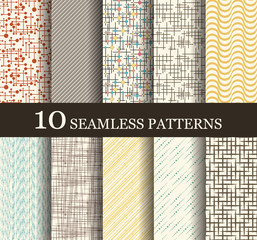 Seamless modern patterns - 115752024