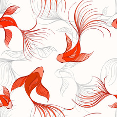 fish seamless pattern