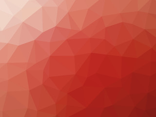 Red gradient polygon shaped background