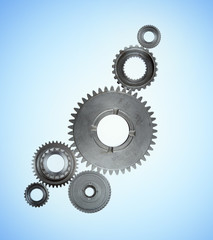 Steel cog gears