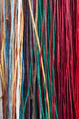 Colorfull laces background