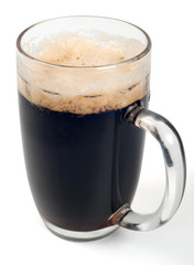 A mug of dark beer