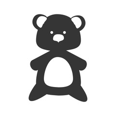 Fototapeta premium Toy for little kids isolated flat icon, vector illustration graphic design.