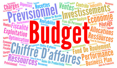 Budget nuage de mots