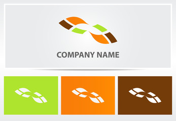 Wing swoosh logo business